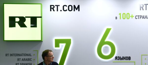 Павильон компании RT (Russia Today) Павильон компании RT (Russia Today) - Sputnik Ўзбекистон