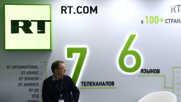 Павильон компании RT (Russia Today) - Sputnik Ўзбекистон