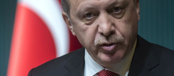 Туркия республикаси президенти Ражаб Тойиб Эрдўғон. Туркия республикаси президенти Ражаб Тойиб Эрдўғон. - Sputnik Ўзбекистон