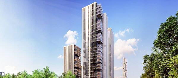 Проект делового центра Tashkent City Проект делового центра Tashkent City - Sputnik Ўзбекистон