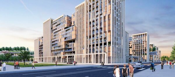 Проект делового центра Tashkent City Проект делового центра Tashkent City - Sputnik Ўзбекистон