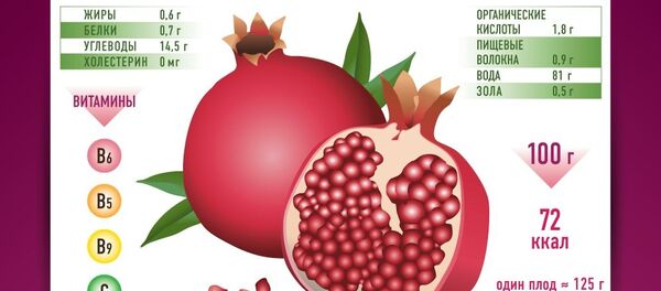 Гранат - Райское яблоко, или Король фруктов - Sputnik Узбекистан