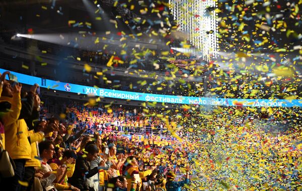 Церемония открытия XIX Всемирного фестиваля молодёжи и студентов - Sputnik Узбекистан