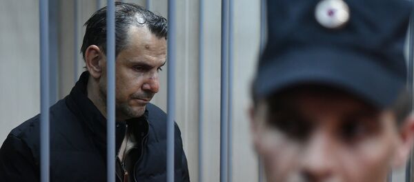 Подозреваемый в нападении на журналистку Эха Москвы Татьяну Фельгенгауэр Борис Гриц Подозреваемый в нападении на журналистку Эха Москвы Татьяну Фельгенгауэр Борис Гриц - Sputnik Узбекистан