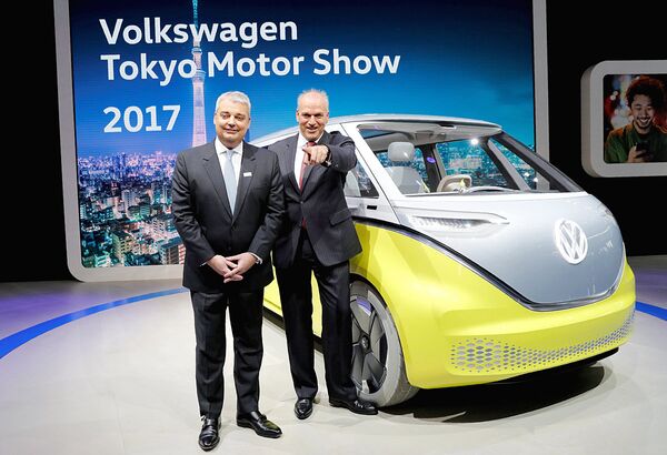 Volkswagen стенди, Токио Мотор шоу 2017 - Sputnik Ўзбекистон