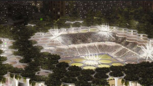 План строительства нового стадиона Пахтакор со всей прилегающей инфраструктурой - Sputnik Узбекистан