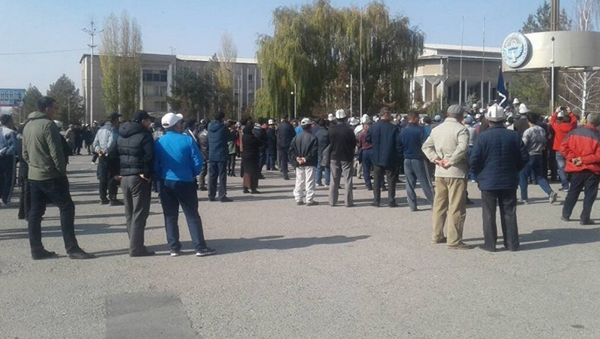 Митинг в кыргызском Таласе - Sputnik Узбекистан