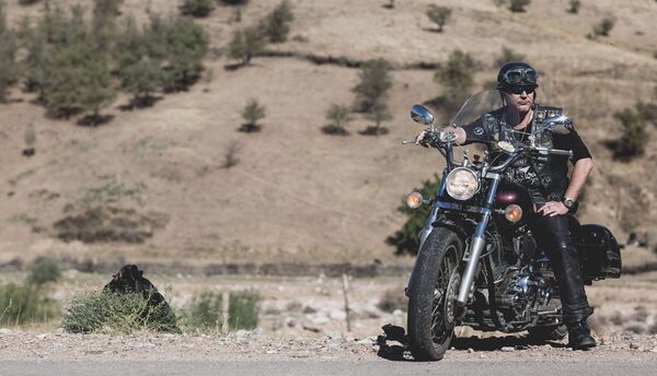 Глава ташкентского мотоклуба Стальные скорпионы mr.Mishel - Sputnik Узбекистан