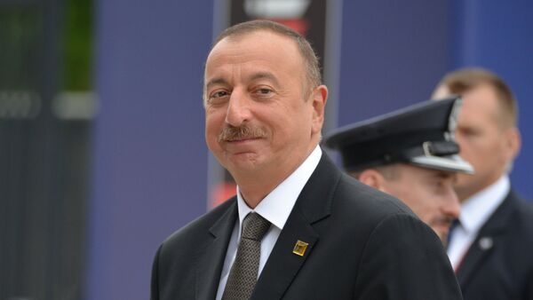 Президент Азербайджана Ильхам Алиев, фото из архива - Sputnik Ўзбекистон
