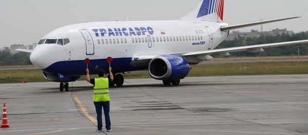 Самолет компании Трансаэро - Sputnik Узбекистан