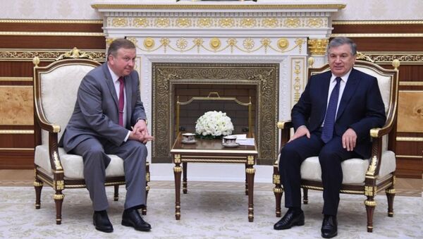Премьер-министр Республики Беларусь Андрей Кобяков встретился с президентом Узбекистана Шавкатом Мирзиёевым - Sputnik Узбекистан