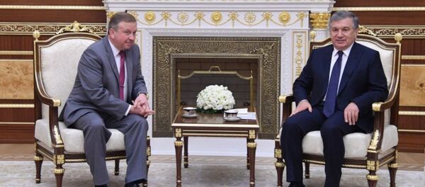 Премьер-министр Республики Беларусь Андрей Кобяков встретился с президентом Узбекистана Шавкатом Мирзиёевым - Sputnik Узбекистан