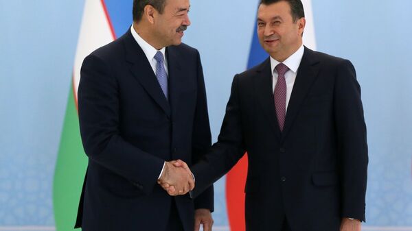 Premyer-ministr Uzbekistana Abdulla Aripov i premyer-ministr Tadjikistana Koxir Rasulzoda - Sputnik O‘zbekiston