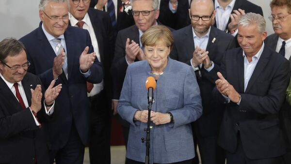 Ангела Меркель, канцлер Германии, архивное фото - Sputnik Узбекистан