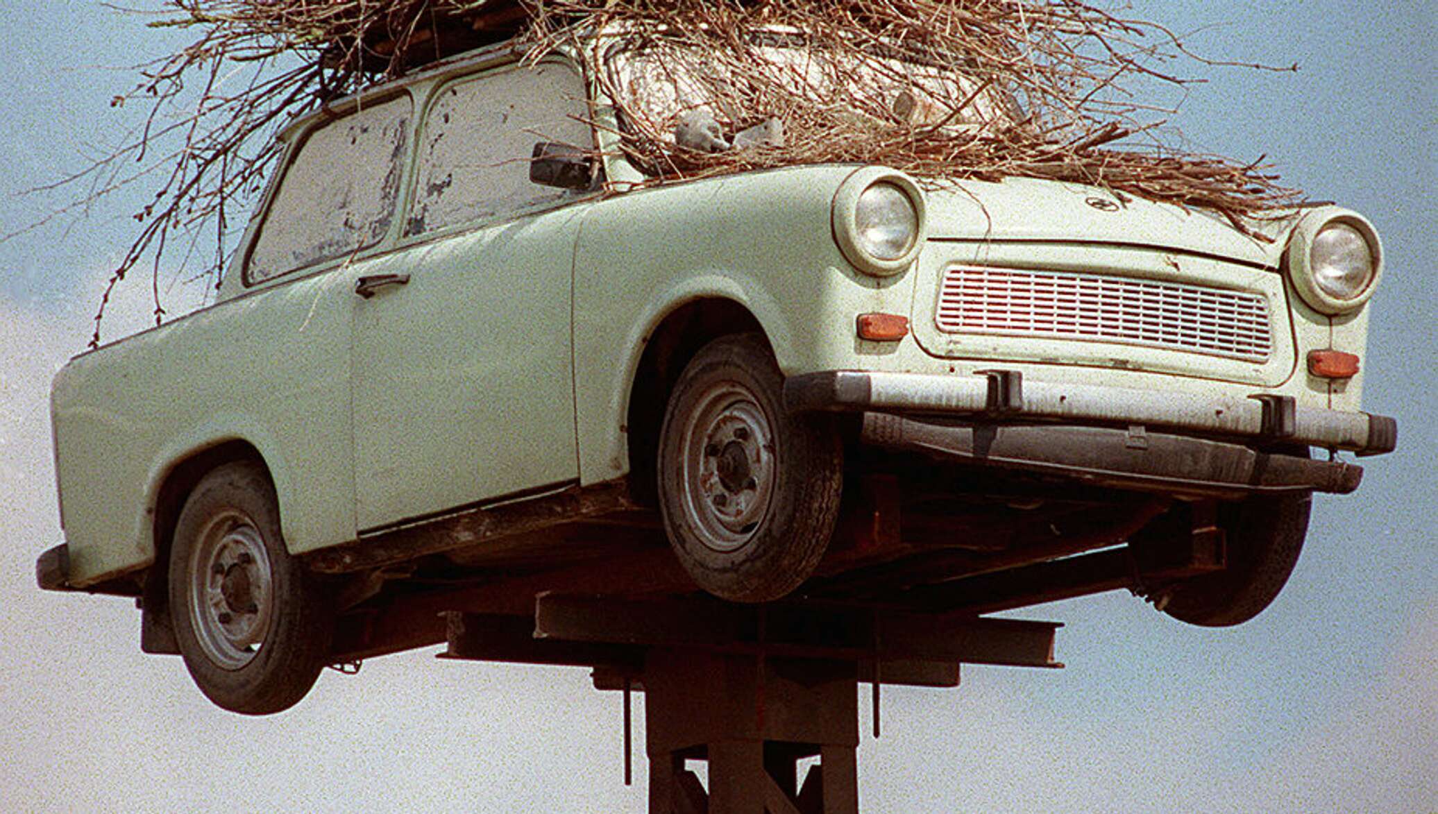 Trabant с человек