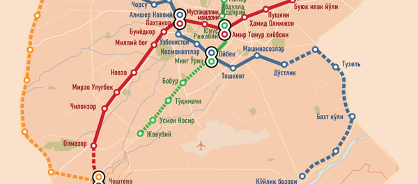Ташкентское метро Ташкентское метро - Sputnik Ўзбекистон
