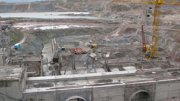 Строительная площадка ГЭС - Sputnik Узбекистан