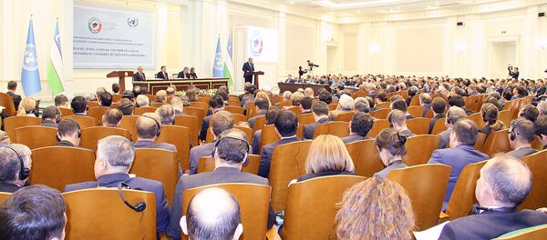 Международная конференция Центральная Азия: одно прошлое и общее будущее, сотрудничество ради устойчивого развития и взаимного процветания в Самарканде - Sputnik Узбекистан