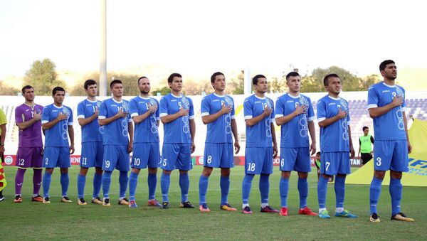 Сборная Узбекистана по футболу в товарищеском матче с командой ОАЭ - Sputnik Ўзбекистон