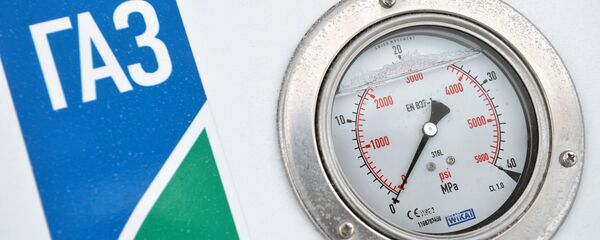 Манометр на заправочной колонке газозаправочной станция - Sputnik Узбекистан