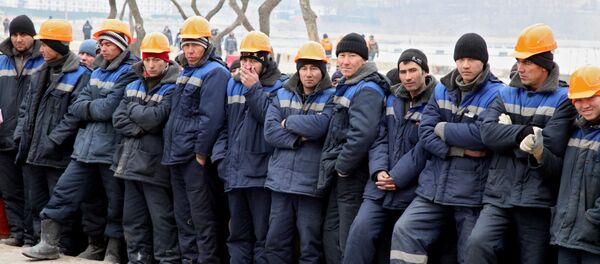 Иностранные рабочие Иностранные рабочие - Sputnik Ўзбекистон