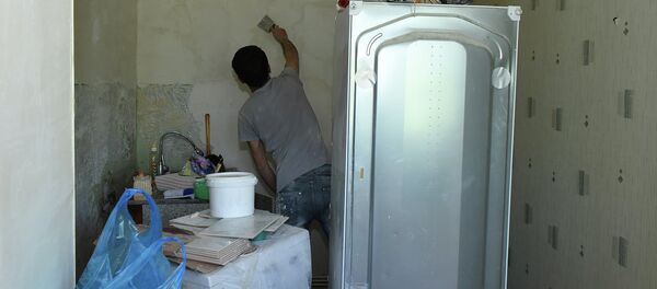 Ремонт в квартире, архивное фото Ремонт в квартире, архивное фото - Sputnik Ўзбекистон