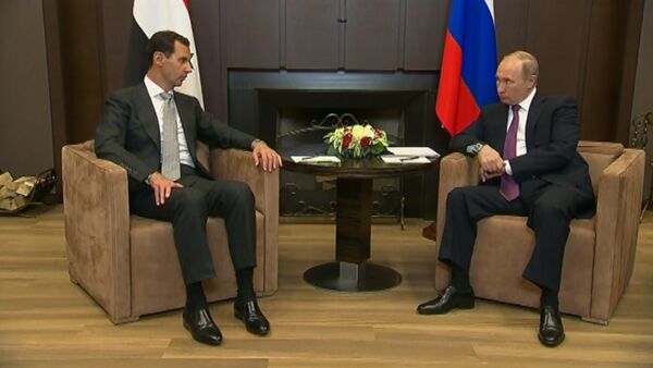 Президент Сирии Башар Асад поблагодарил Владимира Путина за помощь - Sputnik Узбекистан
