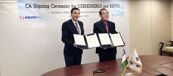 Узбекэнерго и энергетическая госкомпания Кореи подписали соглашение о сотрудничестве - Sputnik Узбекистан