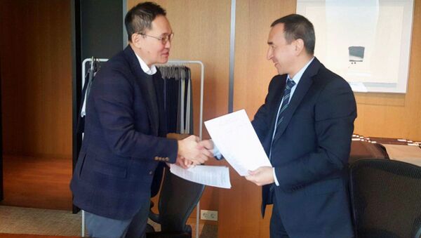 Подписание соглашения между АО Узбекенгилсаноат и правительством республики Корея - Sputnik Ўзбекистон