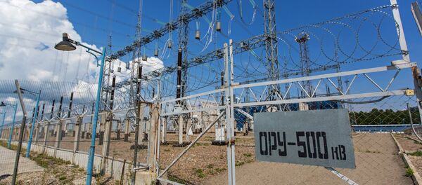 Открытое распределительное устройство на 500 кВ - Sputnik Узбекистан