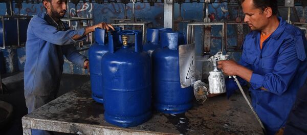 Завод по производству газовых баллонов Завод по производству газовых баллонов - Sputnik Ўзбекистон