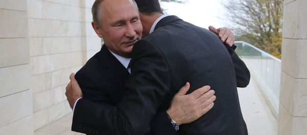 Рабочая встреча президента РФ В. Путина с президентом Сирии Б. Асадом - Sputnik Узбекистан