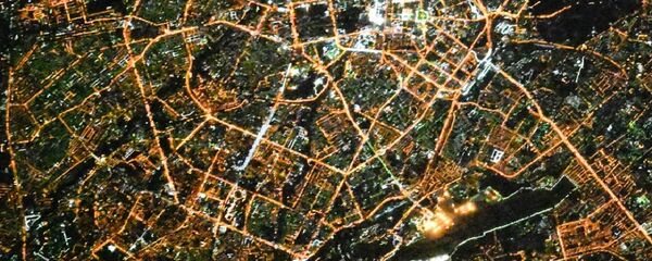 Российский космонавт Сергей Рязанский поделился фотографиями столицы Узбекистана, которую сделал из космоса. - Sputnik Узбекистан