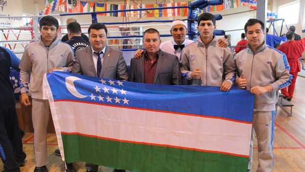 Сборная Узбекистана на чемпионате мира по универсальному бою - Sputnik Узбекистан