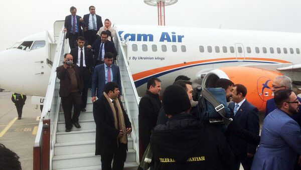 V tashkentskom mejdunarodnom aeroportu imeni Islama Karimova prizemlilsya samolet pervogo reysa Kabul-Tashkent - Sputnik O‘zbekiston