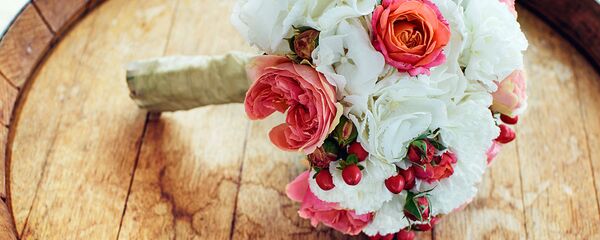 Свадебный букет Свадебный букет - Sputnik Ўзбекистон