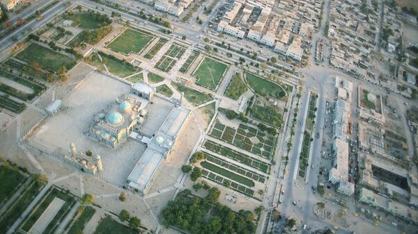 Вид с вертолета на город Мазари-Шариф(Афганистан) - Sputnik Узбекистан