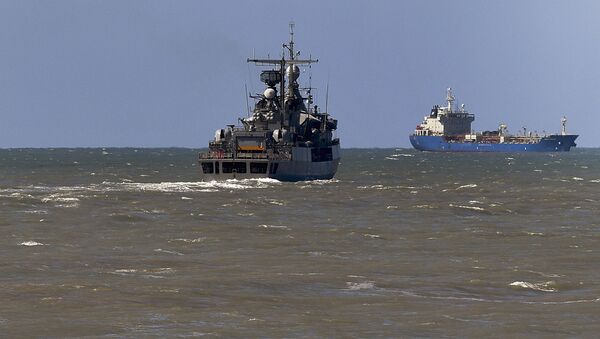 Корабли ВМС Аргентины в районе поиска подводной лодки Сан-Хуан - Sputnik Узбекистан