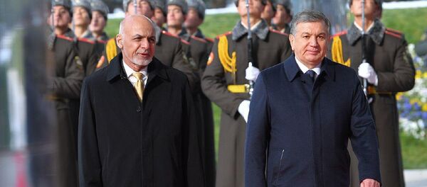 Встреча Шавката Мирзиёева и Ашрафа Гани Встреча Шавката Мирзиёева и Ашрафа Гани - Sputnik Ўзбекистон