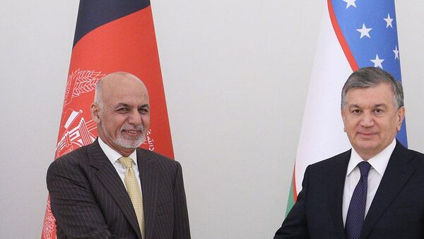 Встреча Ашрафа Гани и Шавката Мирзиёева - Sputnik Узбекистан