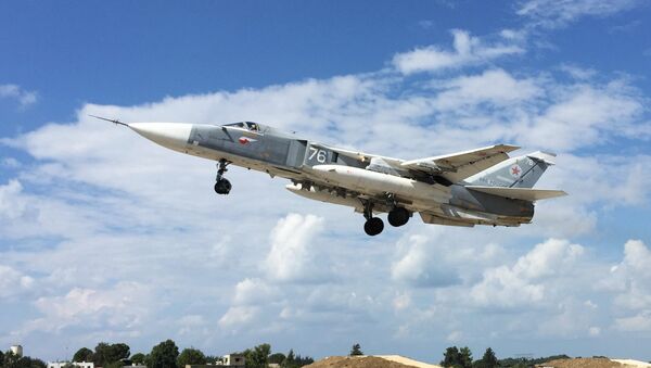 Российская боевая авиация на аэродроме Хмеймим в Сирии - Sputnik Узбекистан