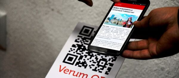 QR kod dlya turistov - Sputnik O‘zbekiston