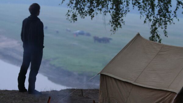 Палаточный лагерь - Sputnik Узбекистан