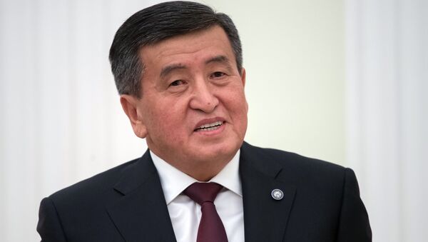 Президент Кыргызстана Сооронбай Жээнбеков - Sputnik Ўзбекистон