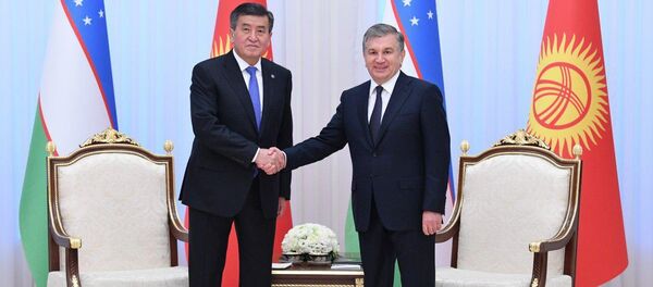 Визит президента Кыргызстана Сооронбая Жээнбекова в Узбекистан - Sputnik Ўзбекистон