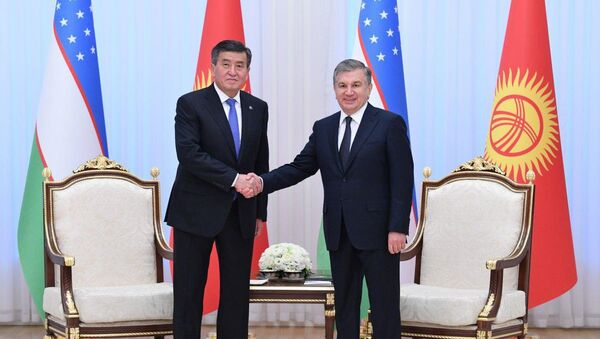 Визит президента Кыргызстана Сооронбая Жээнбекова в Узбекистан - Sputnik Узбекистан