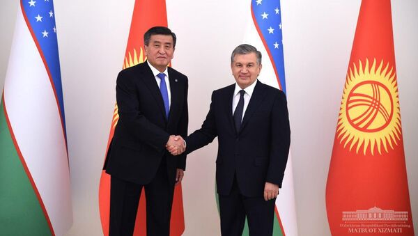 Визит президента Кыргызстана Сооронбая Жээнбекова в Узбекистан - Sputnik Ўзбекистон