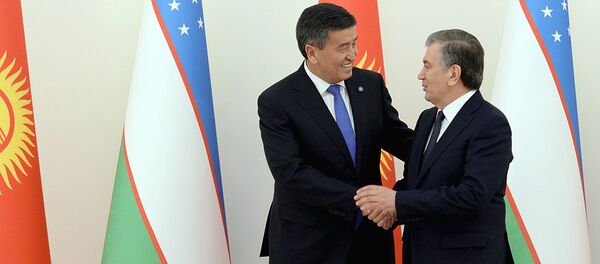 Визит президента Кыргызстана Сооронбая Жээнбекова в Узбекистан Визит президента Кыргызстана Сооронбая Жээнбекова в Узбекистан - Sputnik Ўзбекистон