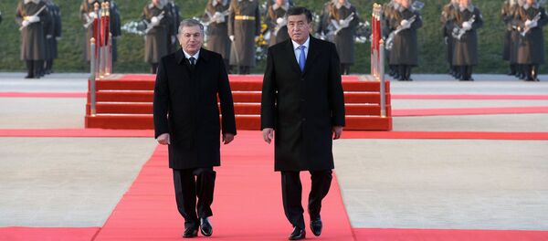 Визит президента Кыргызстана Сооронбая Жээнбекова в Узбекистан - Sputnik Ўзбекистон