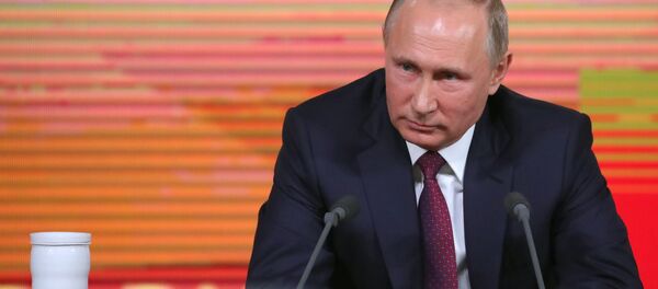 Ежегодная большая пресс-конференция президента РФ Владимира Путина - Sputnik Ўзбекистон